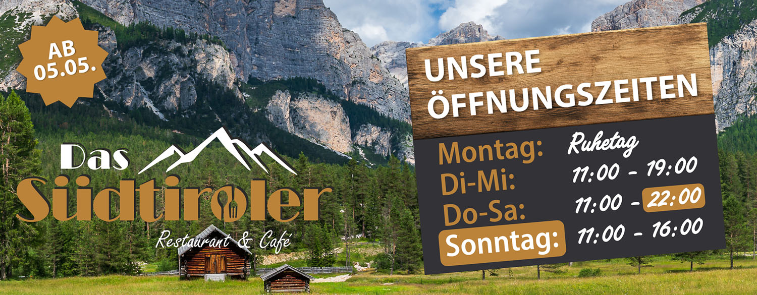 Das Südtiroler Öffnungszeiten